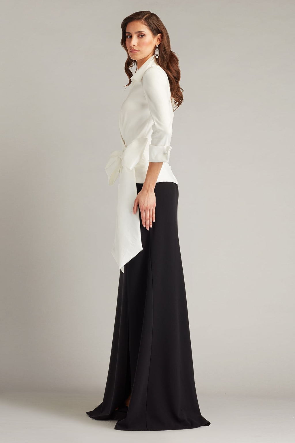 Sarma Wrap Bow Gown