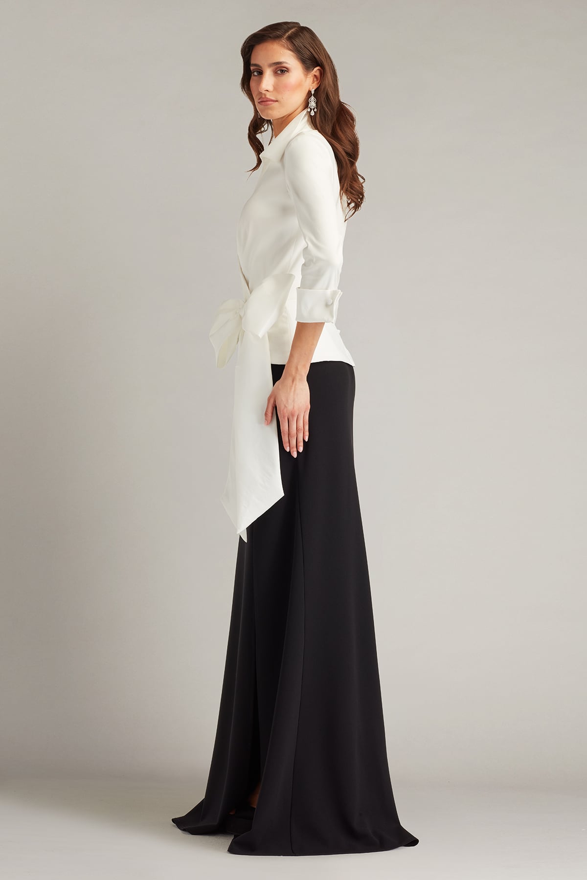Sarma Wrap Bow Gown