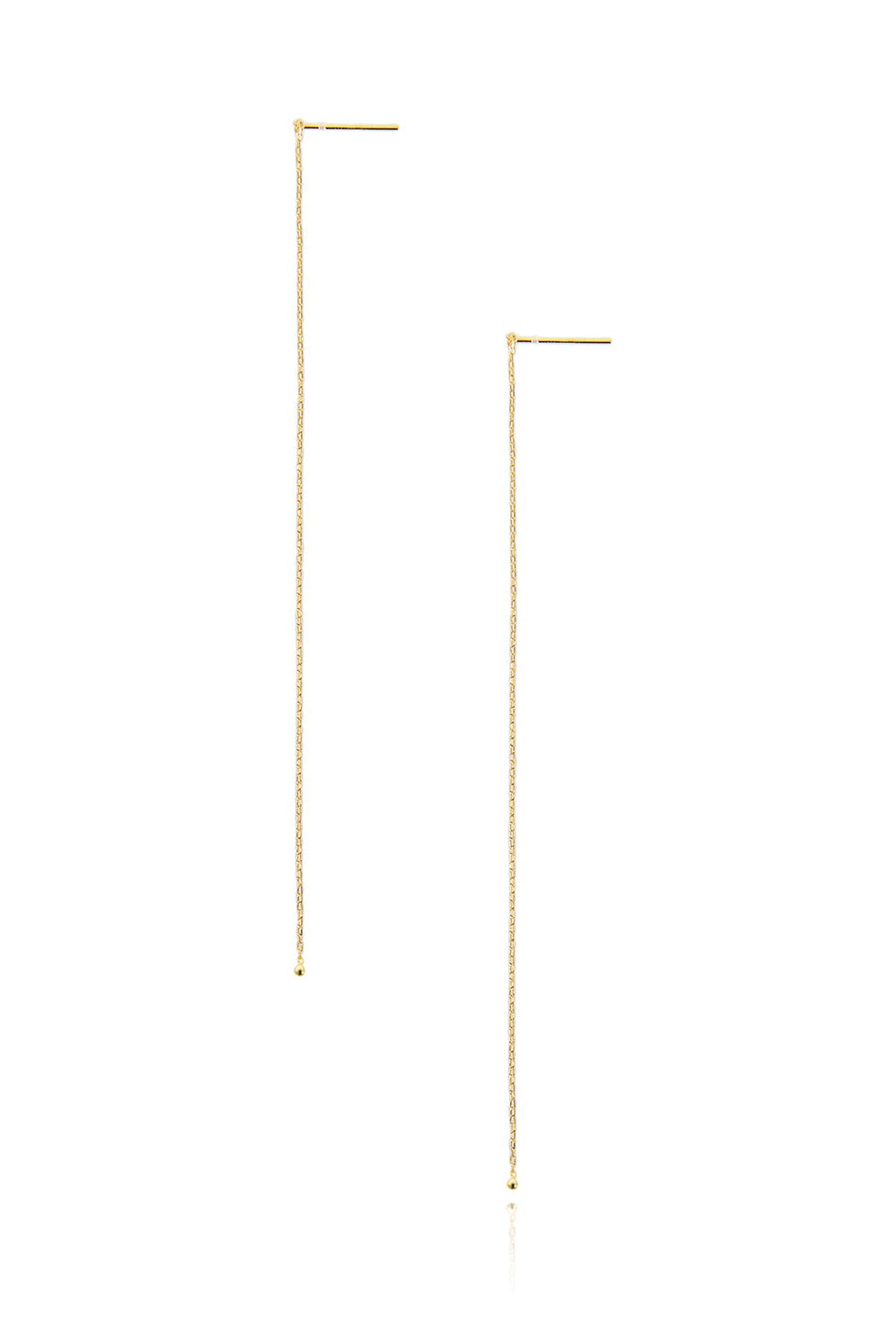 Tadashi Shoji - Gold Drop Long Earrings