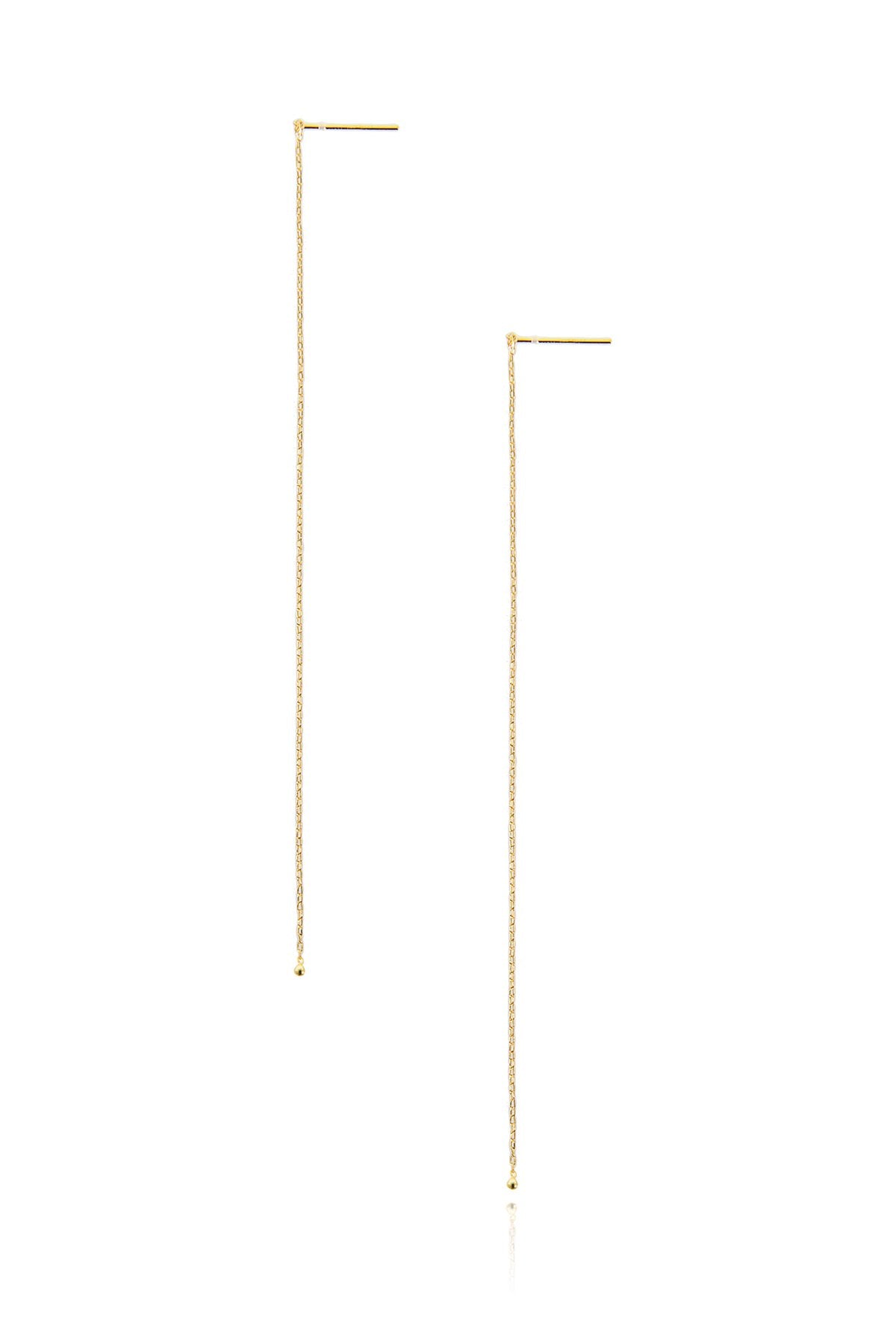 Tadashi Shoji - Gold Drop Long Earrings