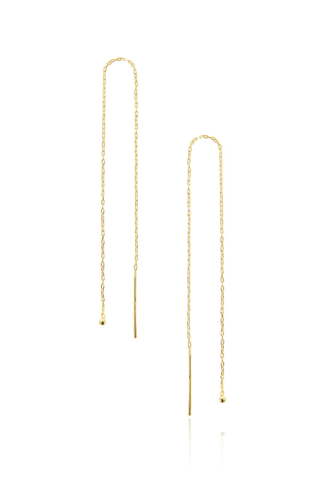 Tadashi Shoji - Gold Drop Long Earrings