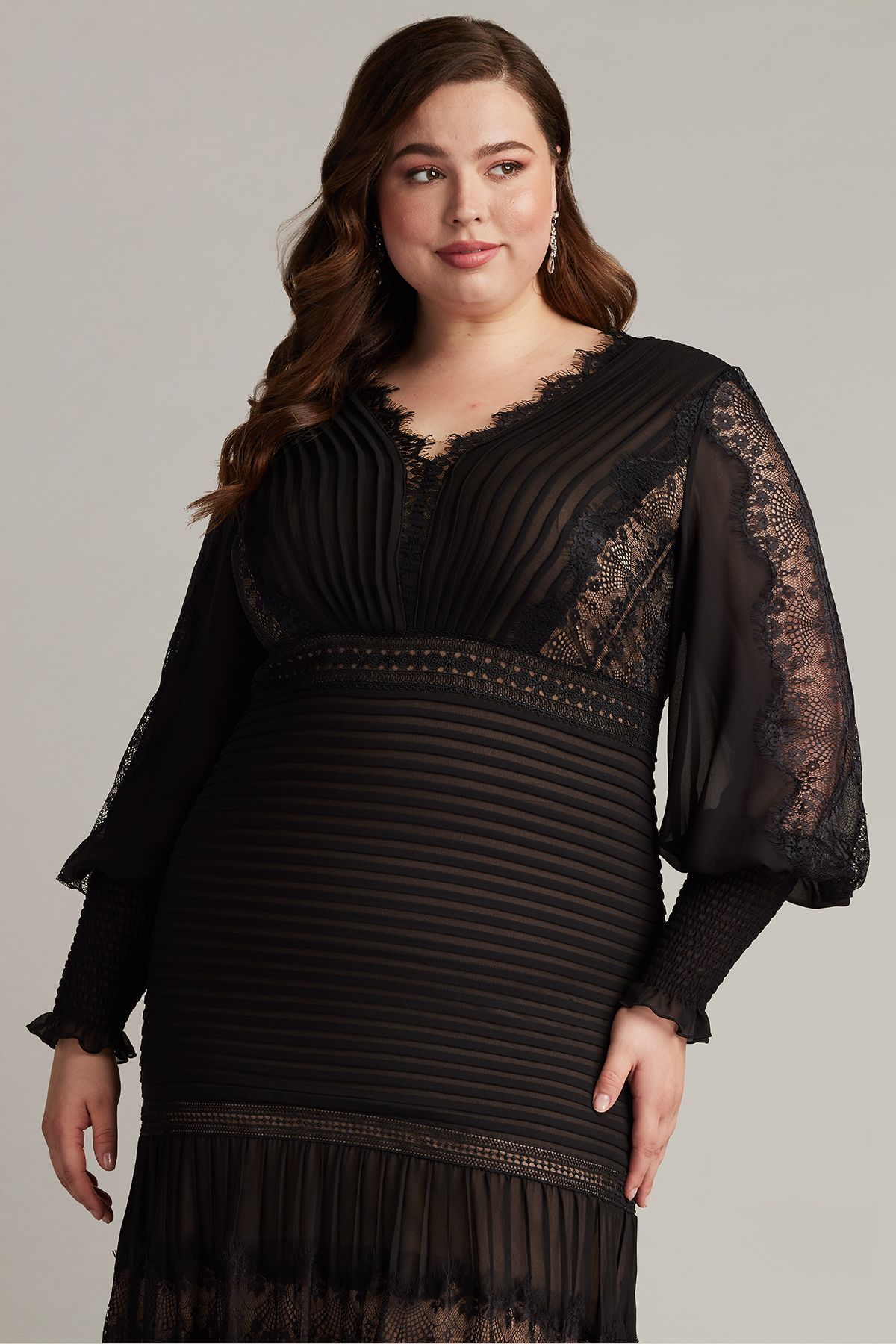 Nyssa Bishop Sleeve Dress - PLUS SIZE