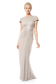 Paillette Lace and Tulle Gown