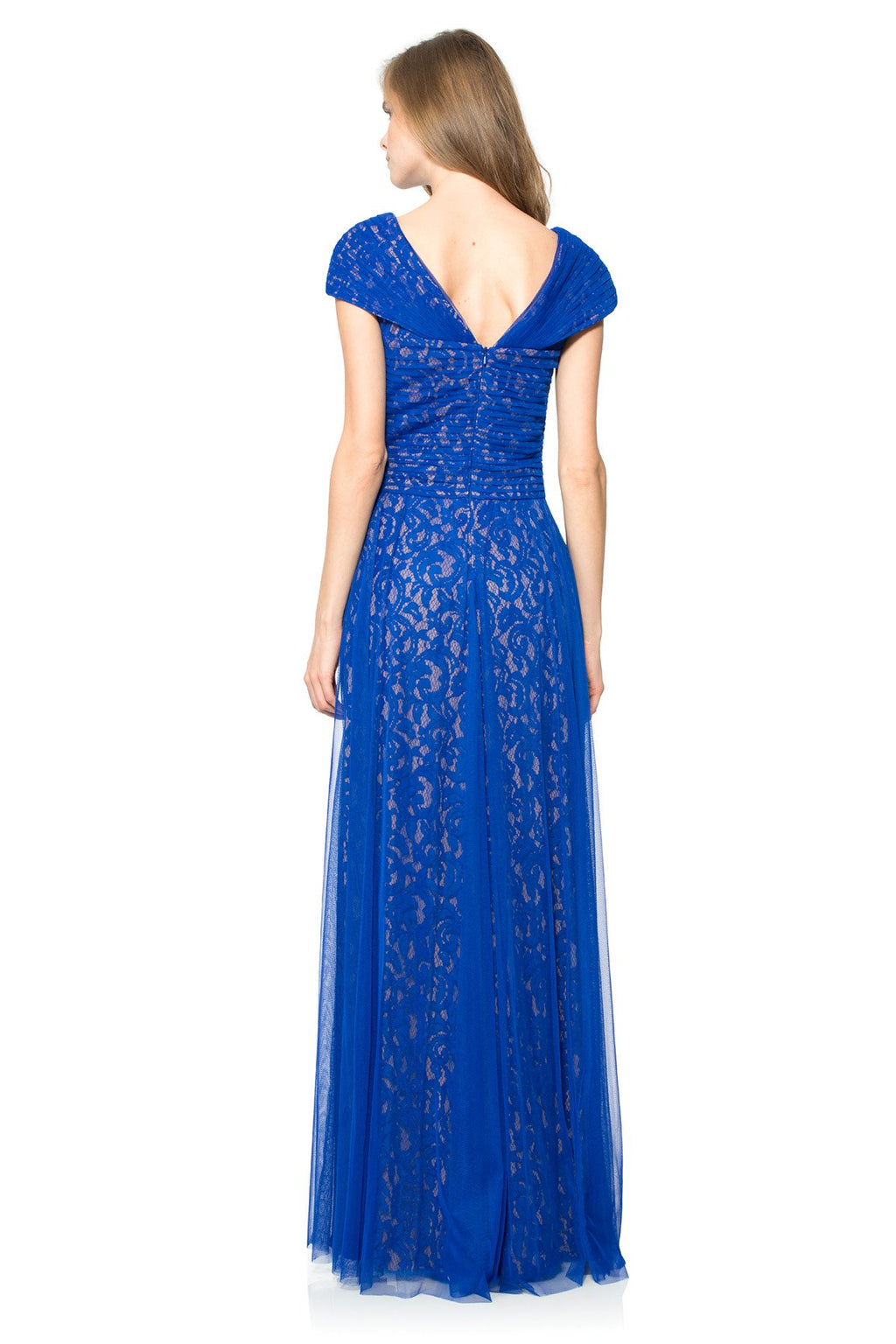Tulle and Lace Twist Gown