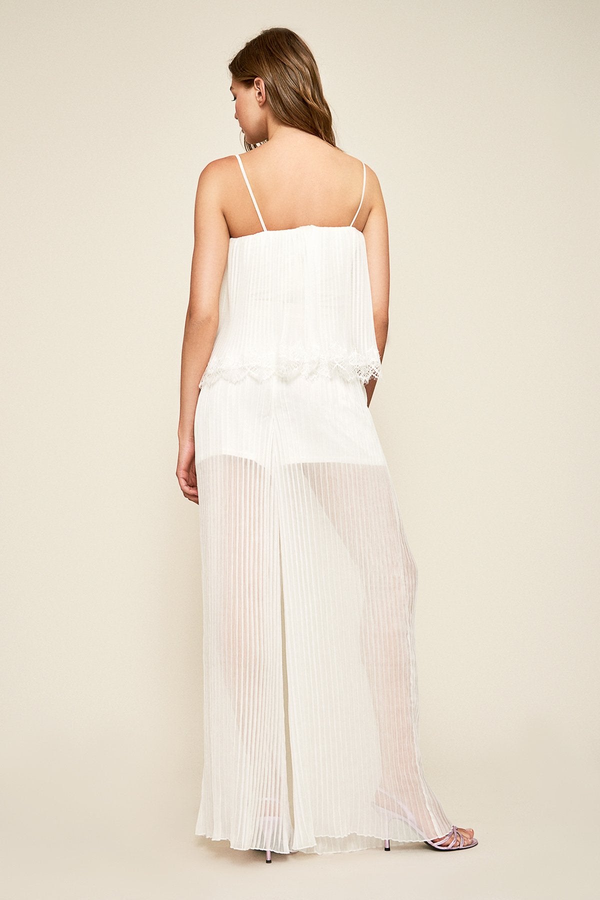 Tadashi Shoji - Gallo Crinkle Chiffon Top