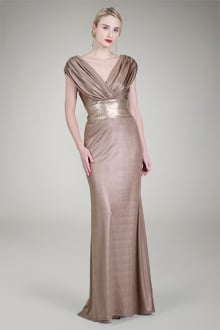 Sequin Waist Jersey Gown in Mineral
