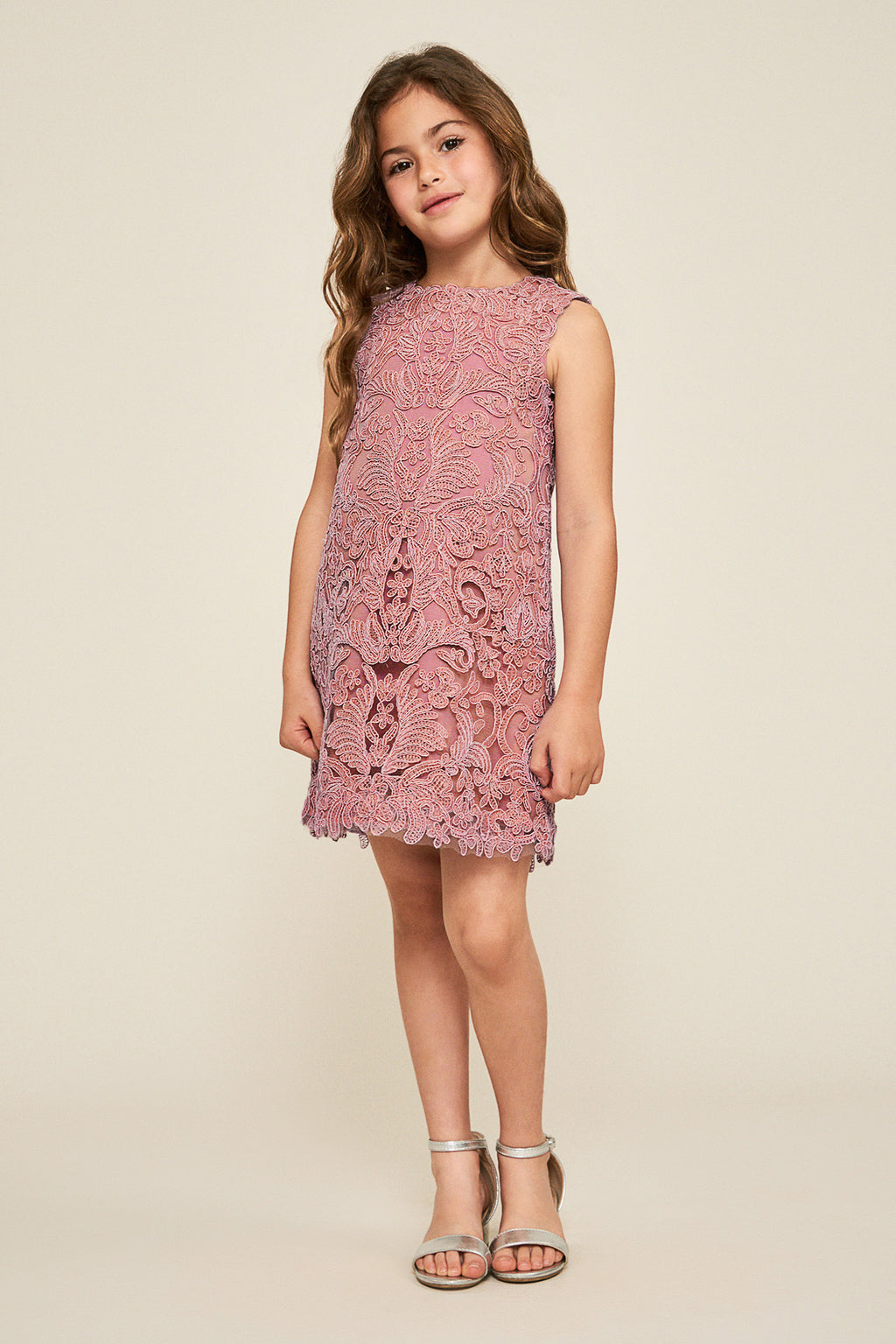 Honeysuckle Corded Embroidery Dress