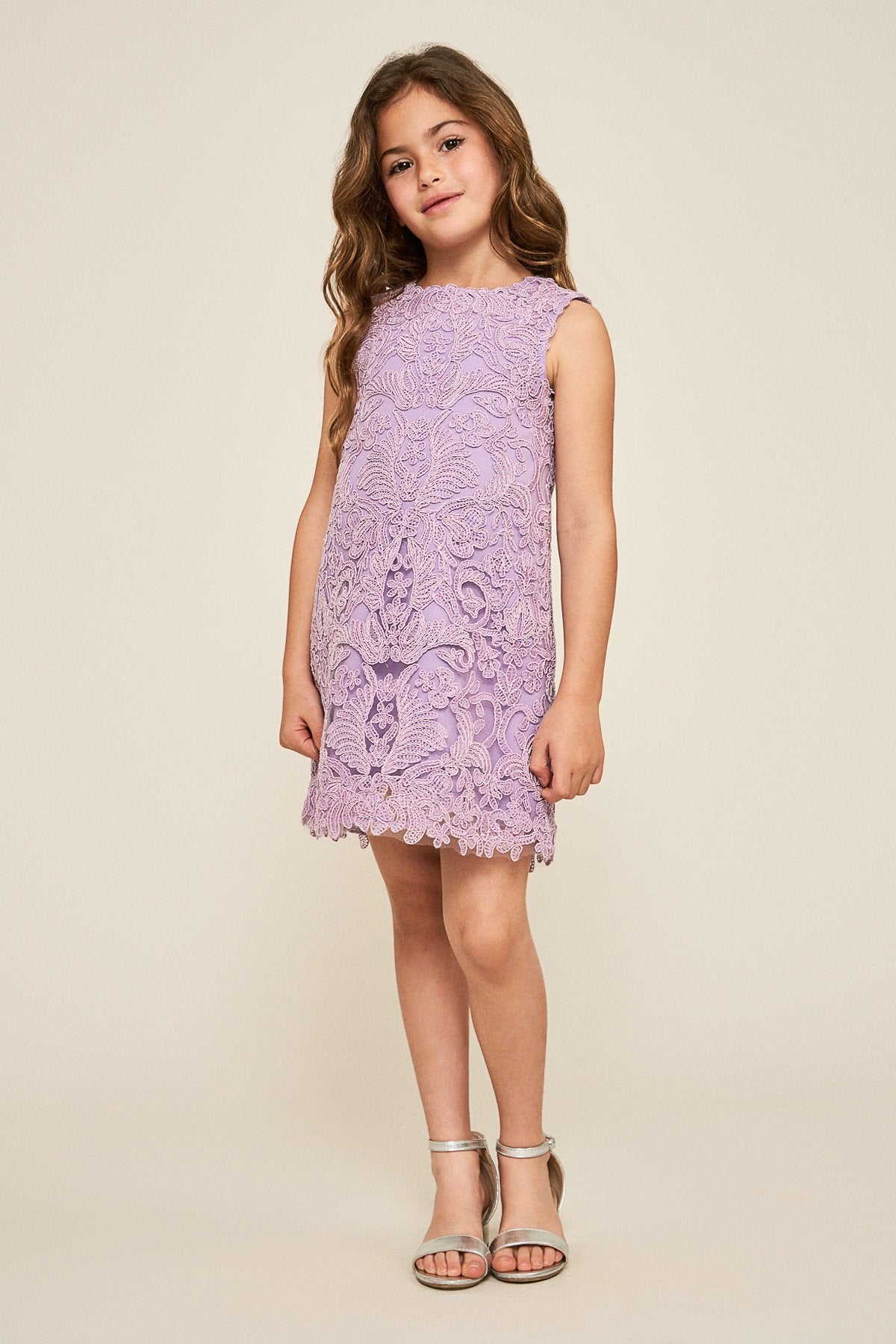 Tadashi Shoji - Honeysuckle Corded Embroidery Dress