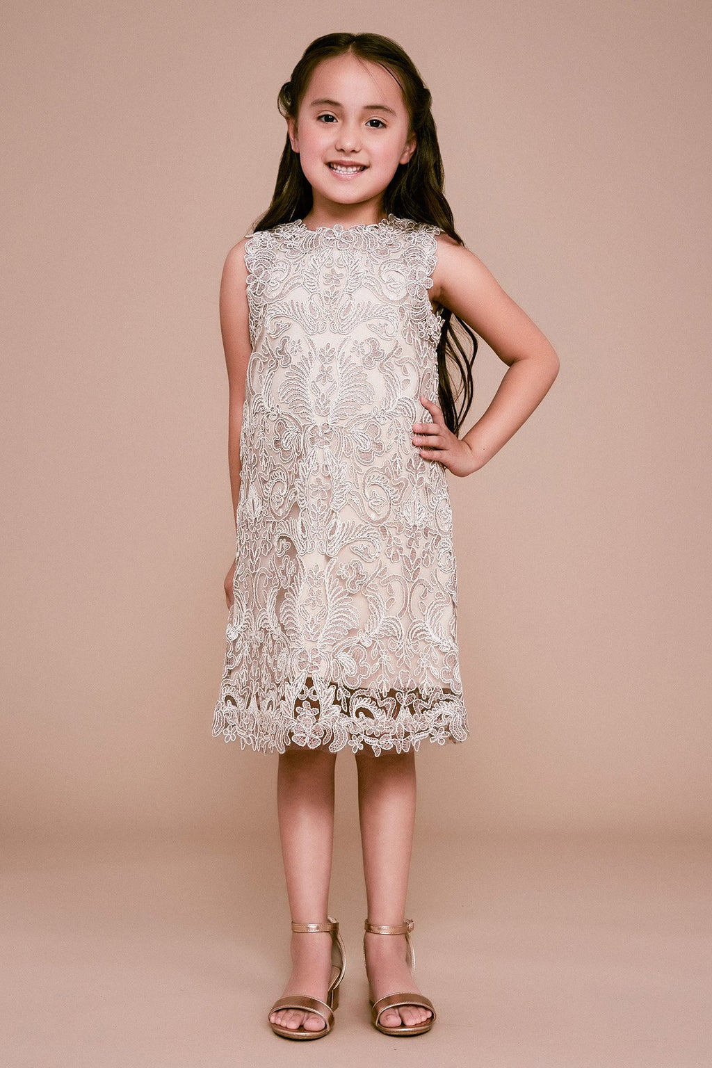Honeysuckle Corded Embroidery Dress