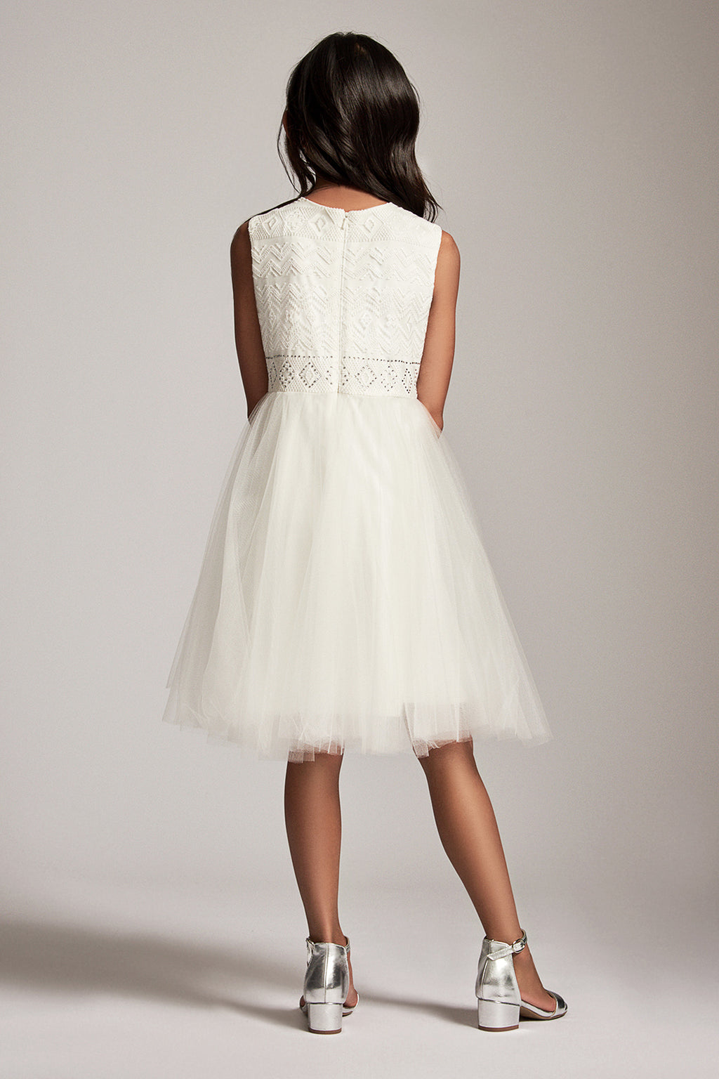 Tadashi Shoji Kids - Egg-shell Dress