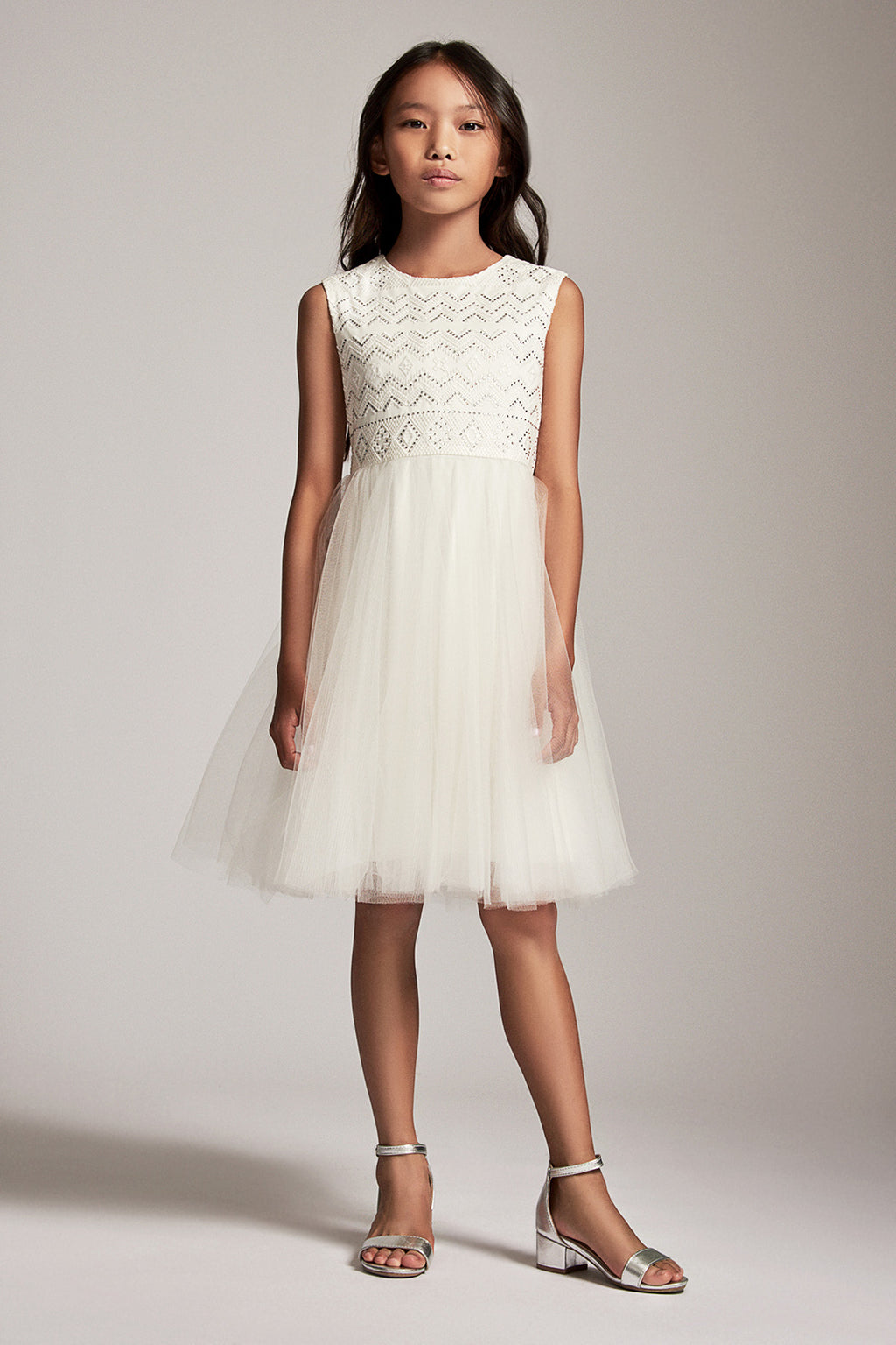 Tadashi Shoji Kids - Egg-shell Dress