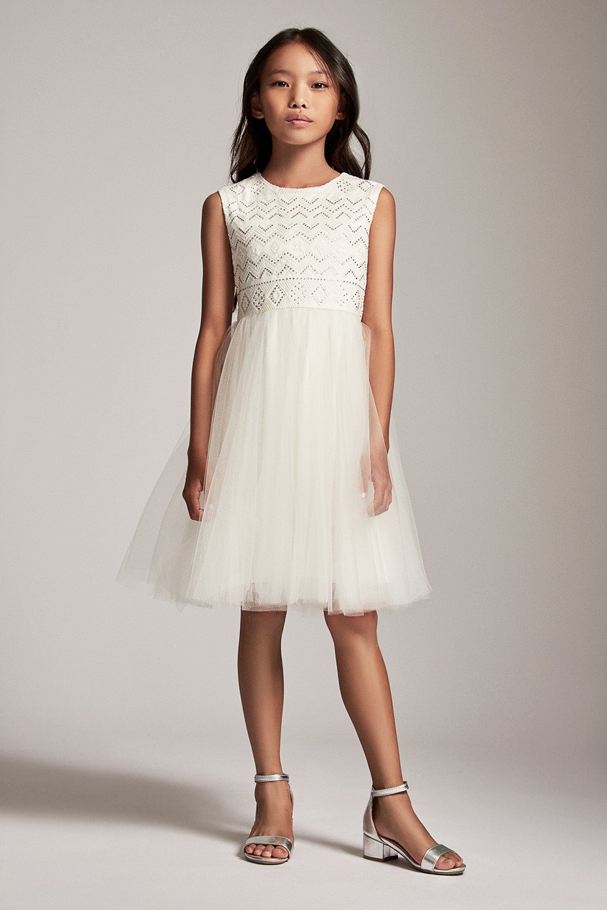 Tadashi Shoji Kids - Egg-shell Dress