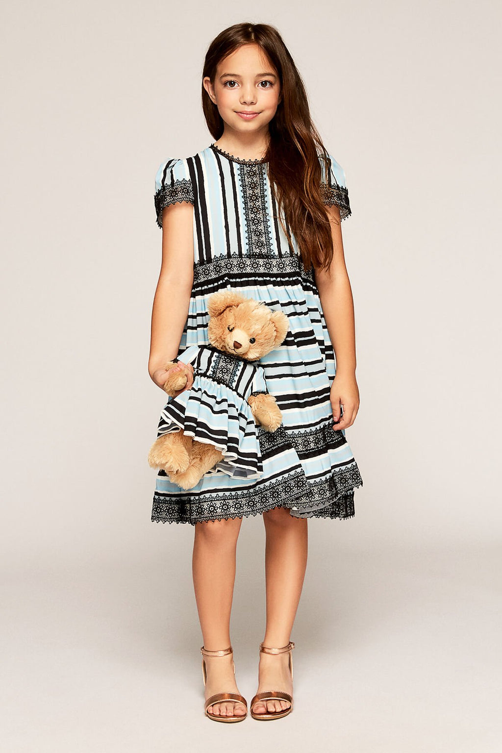 Tadashi Shoji Kids - Loane Striped Dress