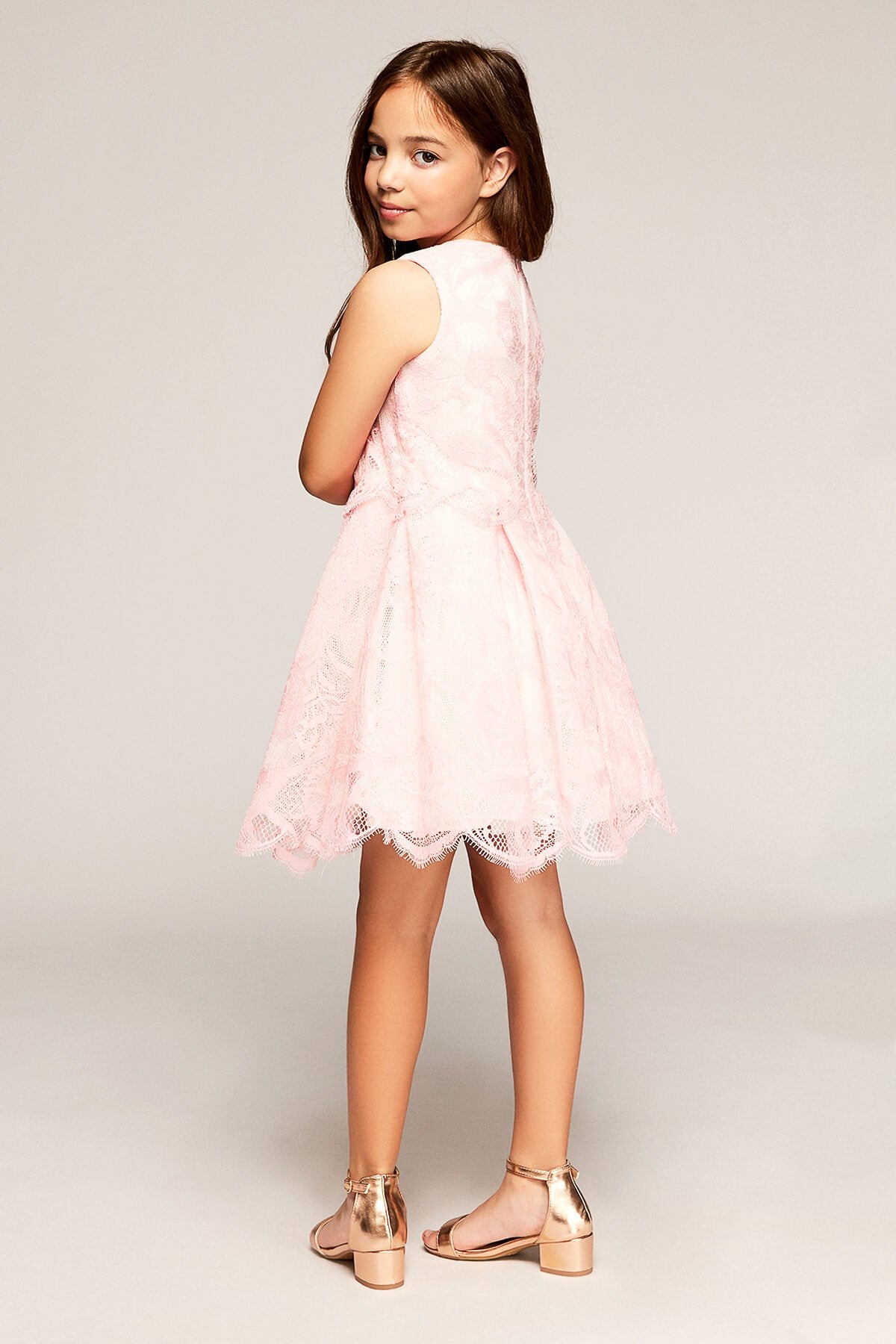 Tadashi Shoji Kids - Blushing Pearl Dress