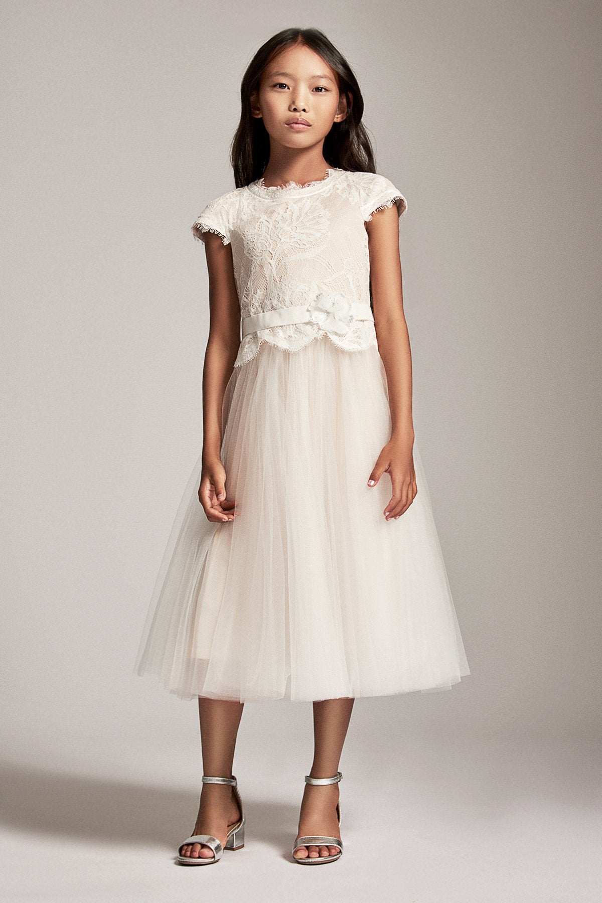 Tadashi Shoji Kids - Moira Tea-Length Dress