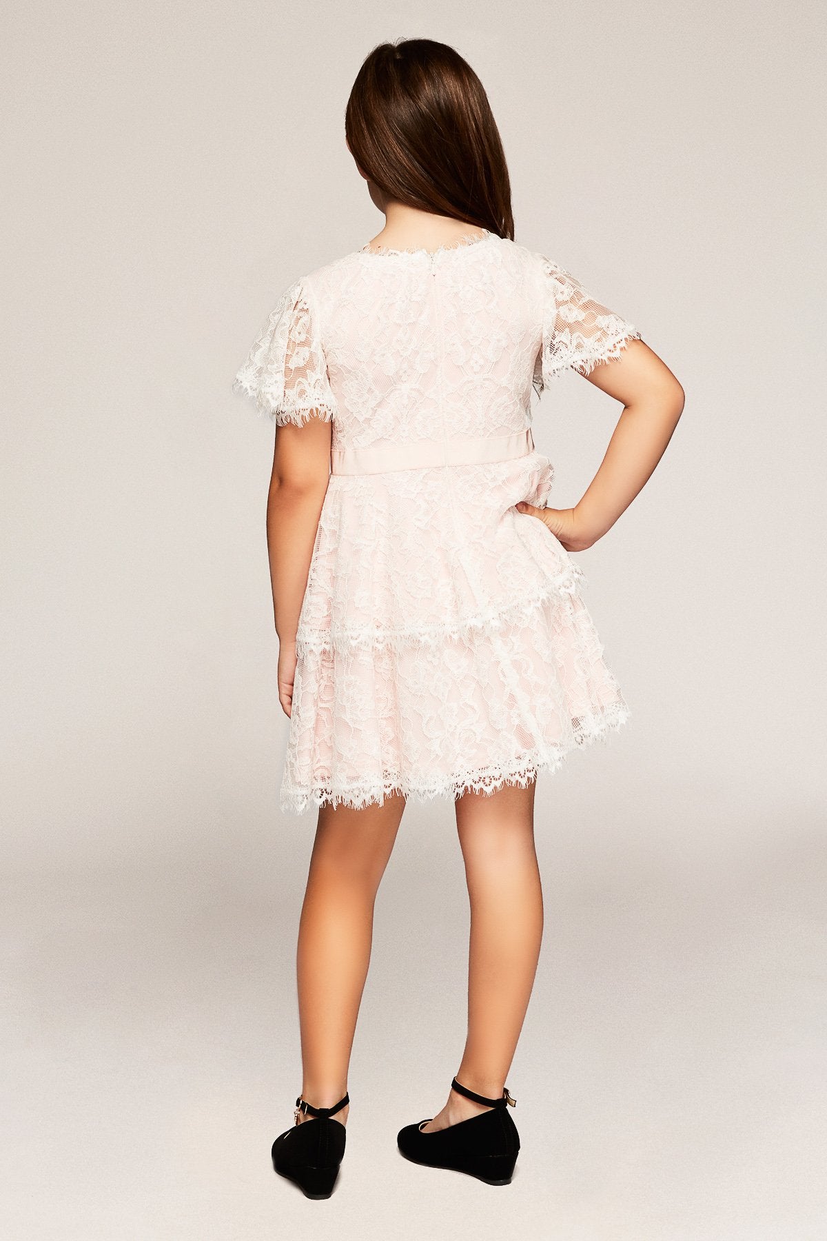 Tadashi Shoji Kids - Charlotte Tiered Dress