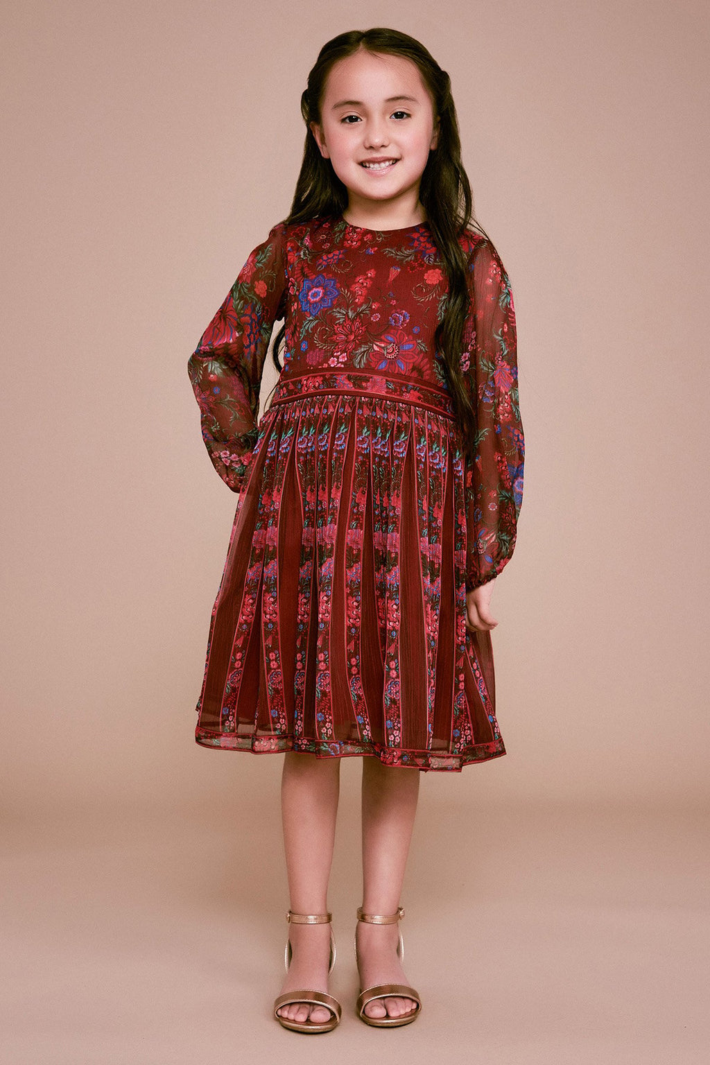 Elowenita Long-Sleeve Dress