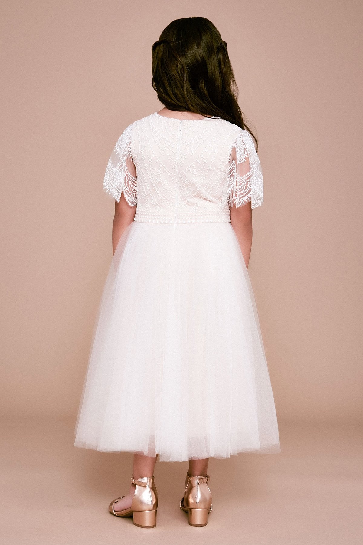 Tadashi Shoji - Keatsita Embroidered Tulle Dress