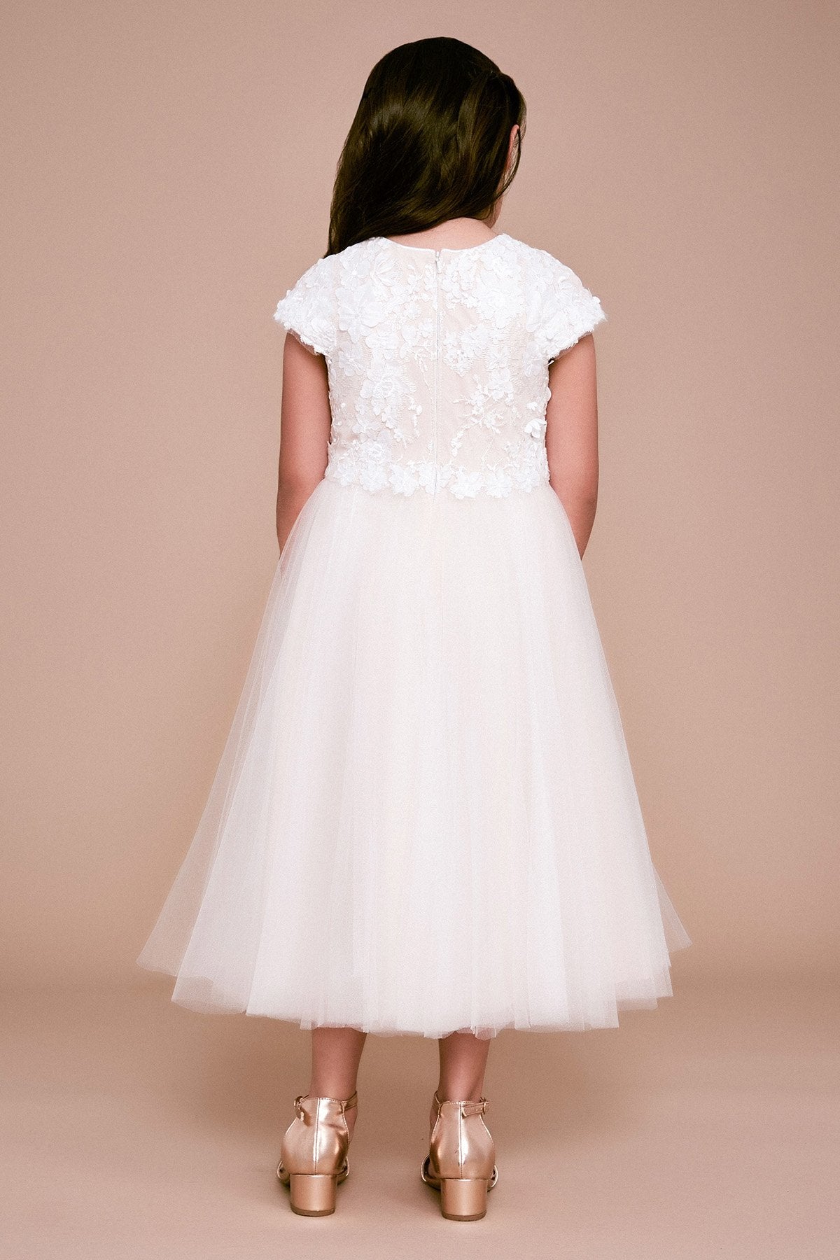 Tadashi Shoji - Vilvadita Applique Tulle Dress