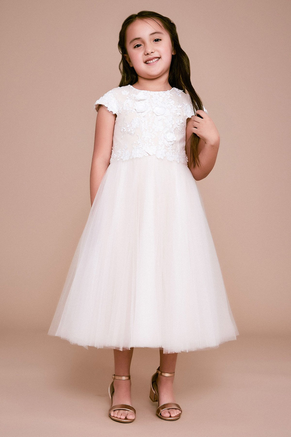Tadashi Shoji - Vilvadita Applique Tulle Dress