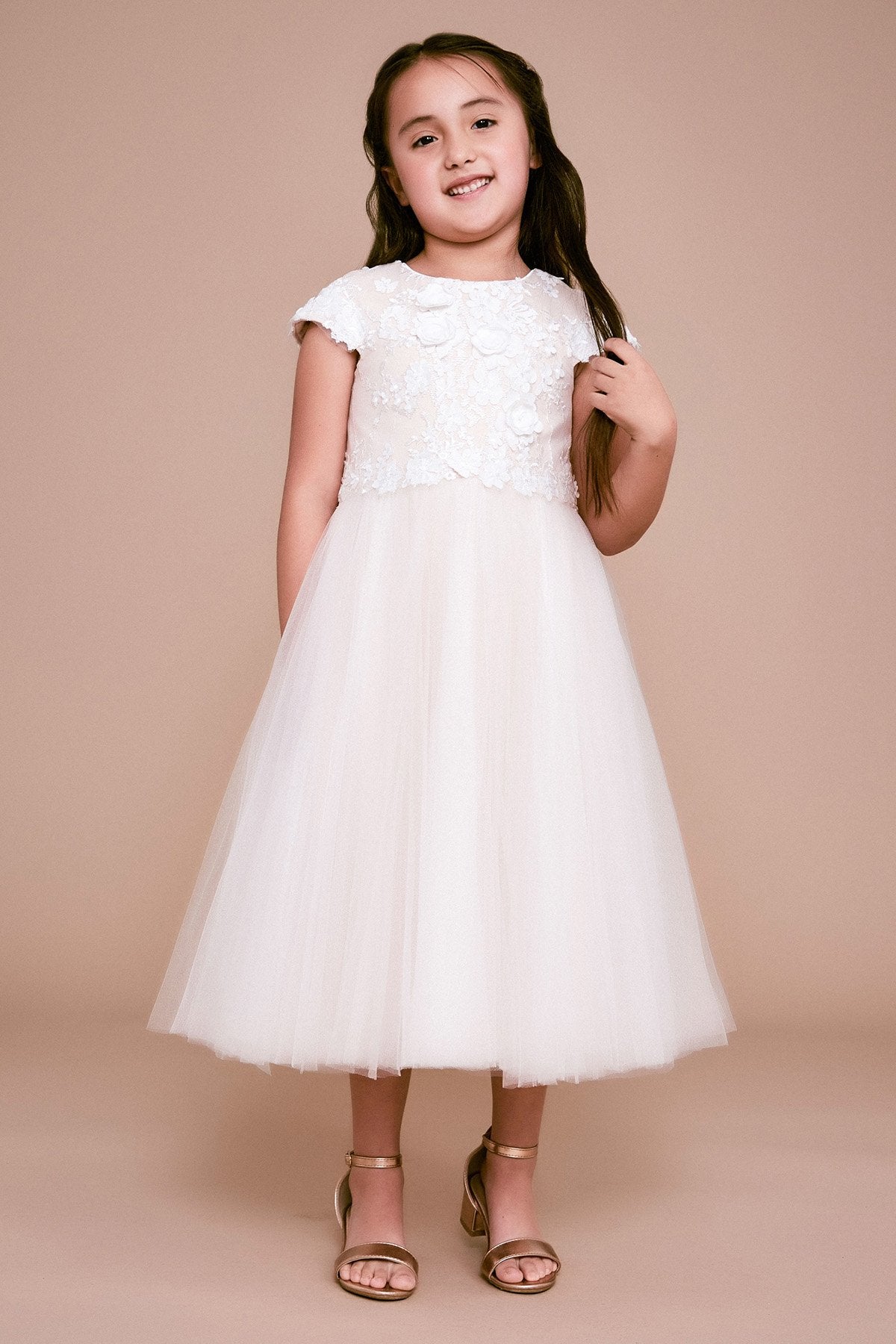 Tadashi Shoji - Vilvadita Applique Tulle Dress