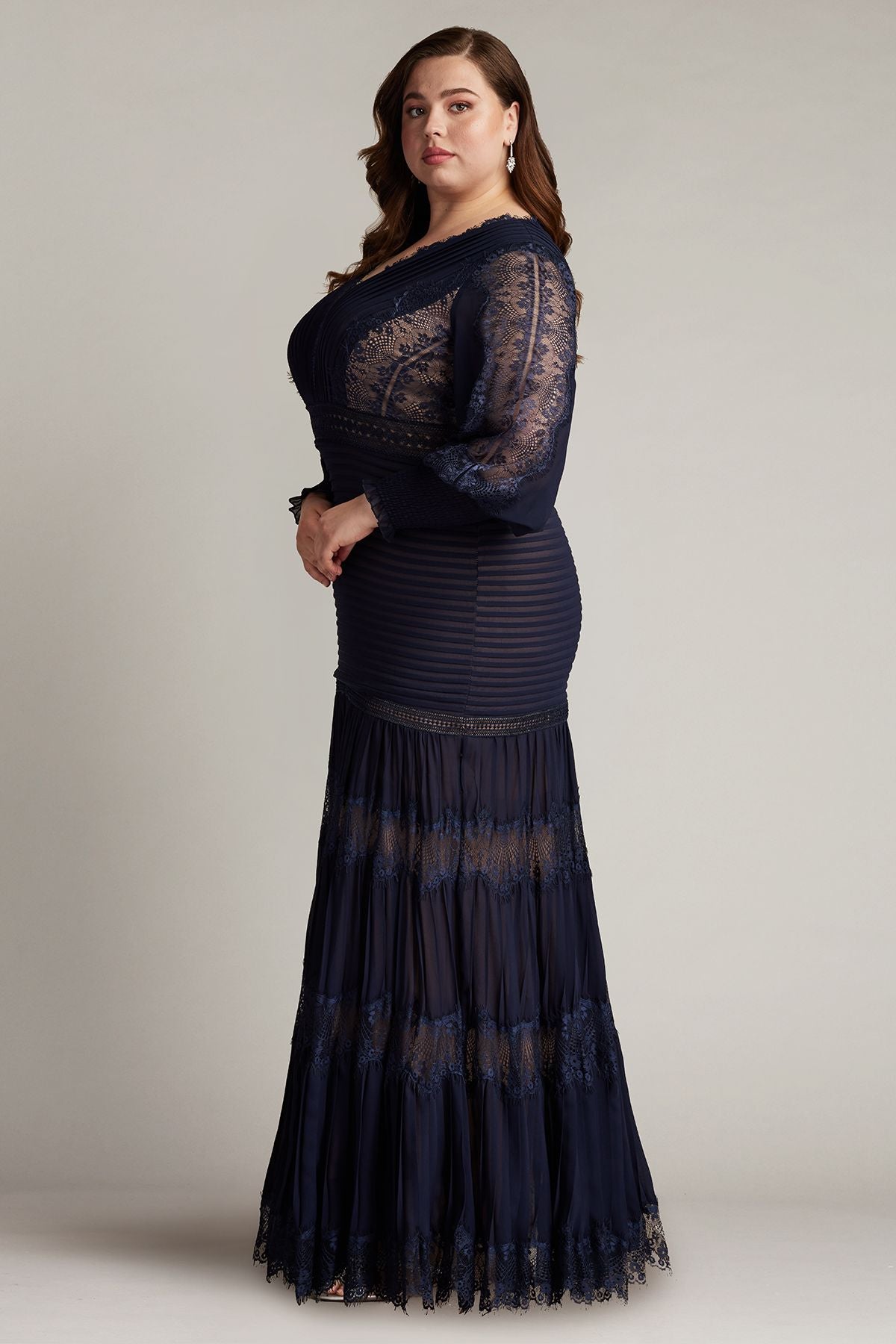 Nyssa Bishop Sleeeve Gown - PLUS SIZE