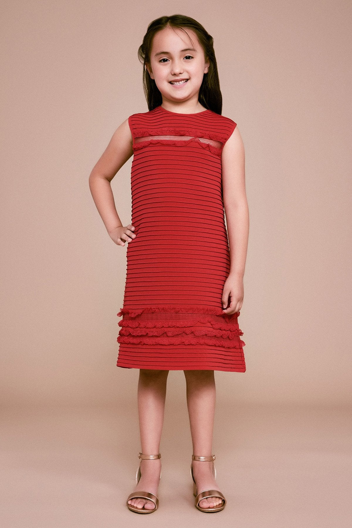 Celsita Pintuck Dress