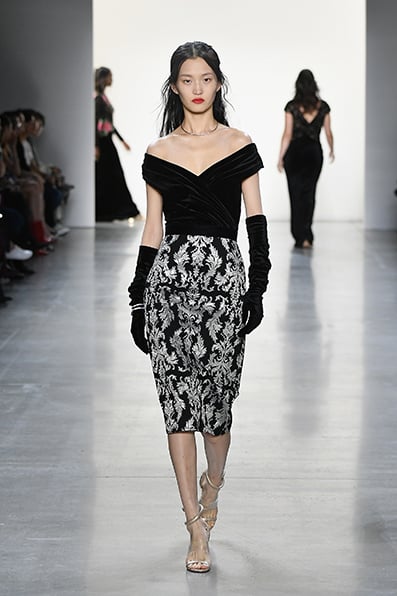 Bali Jacquard & Velvet Dress