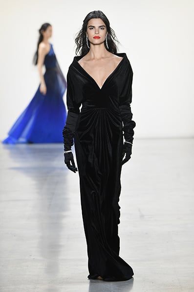 Malee V-Neck Velvet Gown