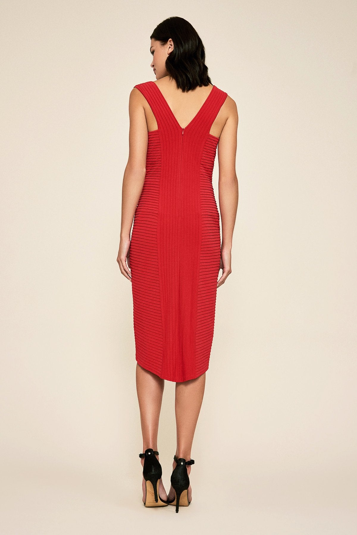 Marciana Sleeveless Pintuck Dress