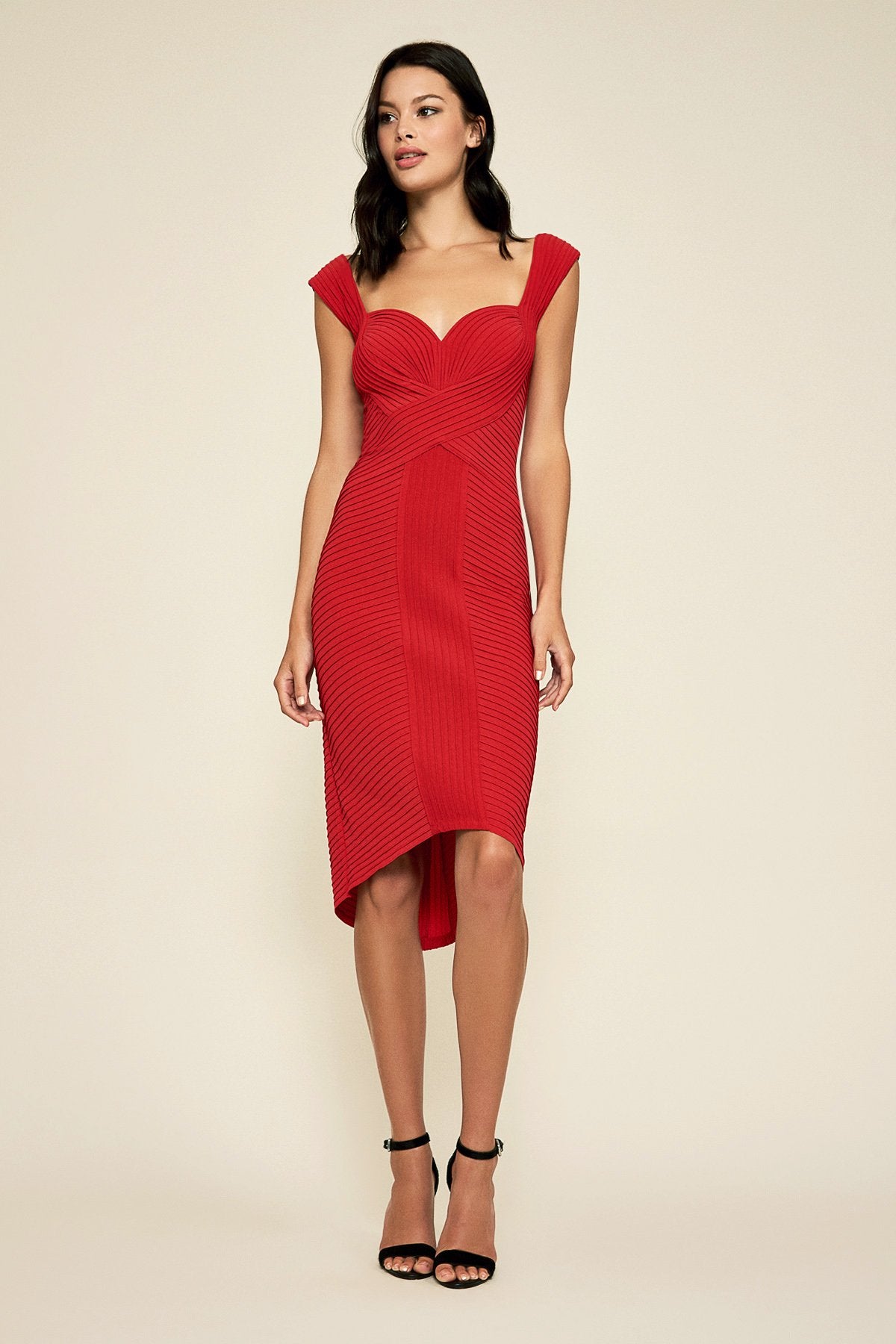 Marciana Sleeveless Pintuck Dress