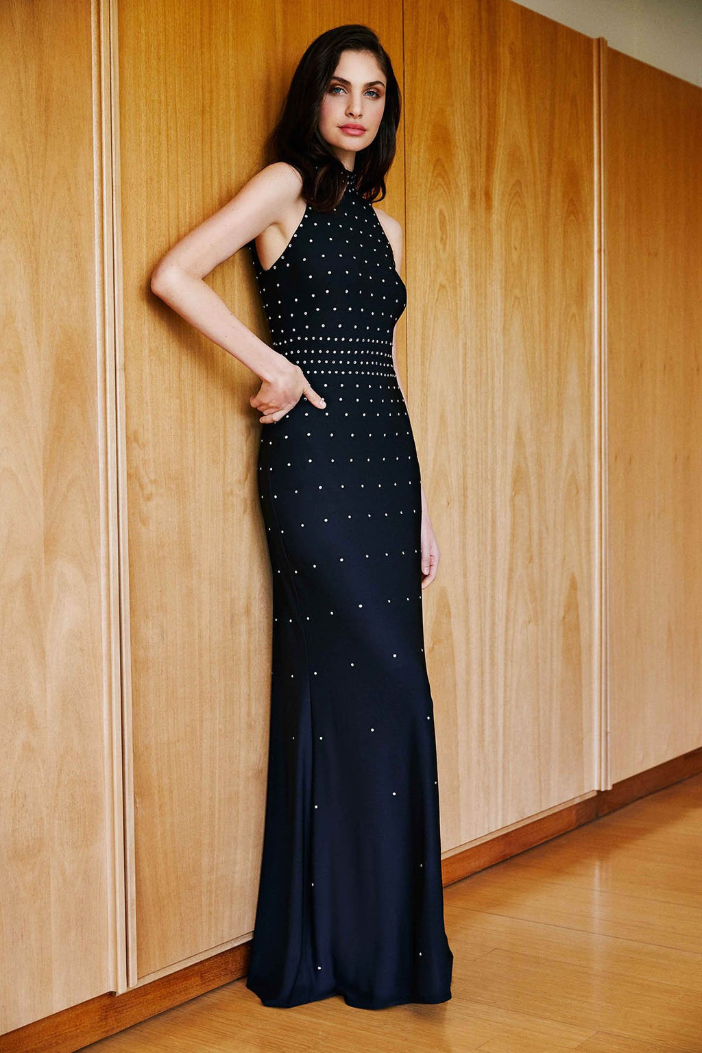Tadashi Shoji - Valeria Beaded Jersey Gown