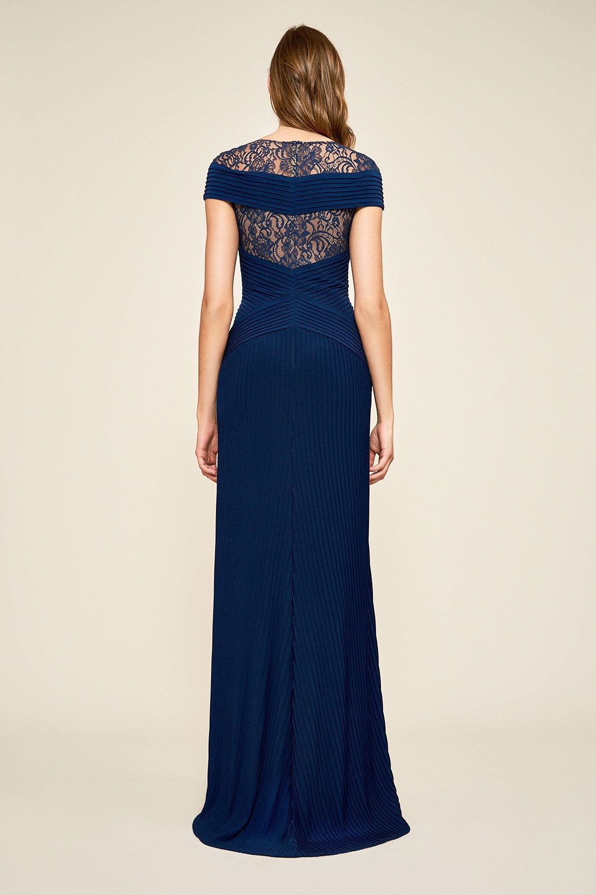 Nona Lace Pintuck Gown