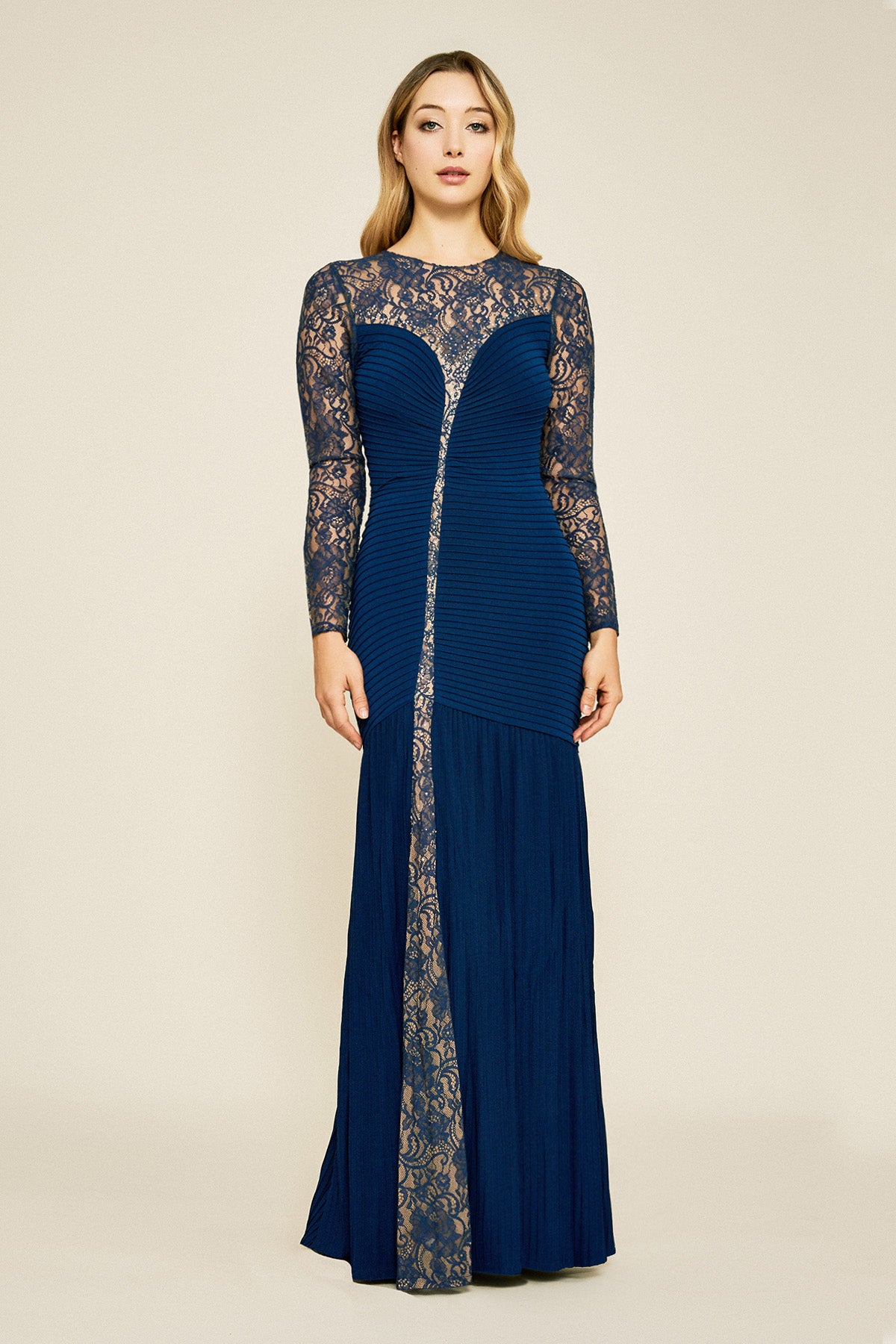 Septima Beaded Lace Gown