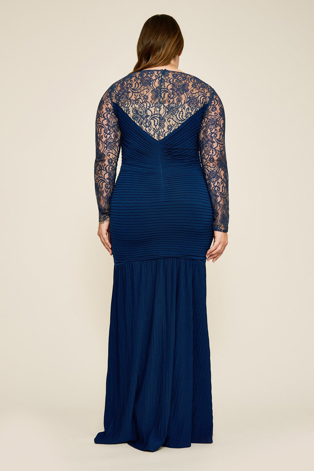 Tadashi Shoji - Septima Beaded Lace Gown - PLUS SIZE