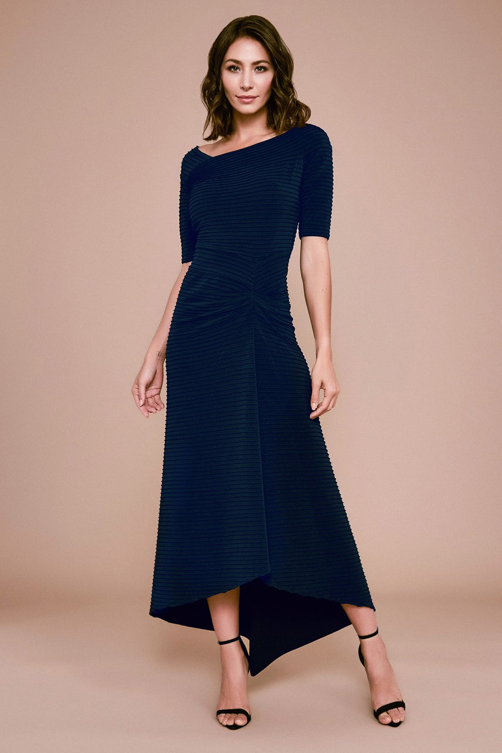 Tadashi Shoji - Avitus Pintuck Jersey Gown