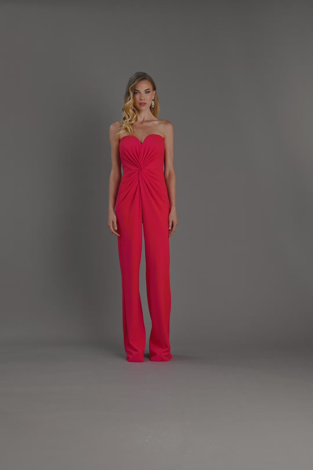 Lucas Twist-Front Jumpsuit – Tadashi Shoji Official Online Boutique