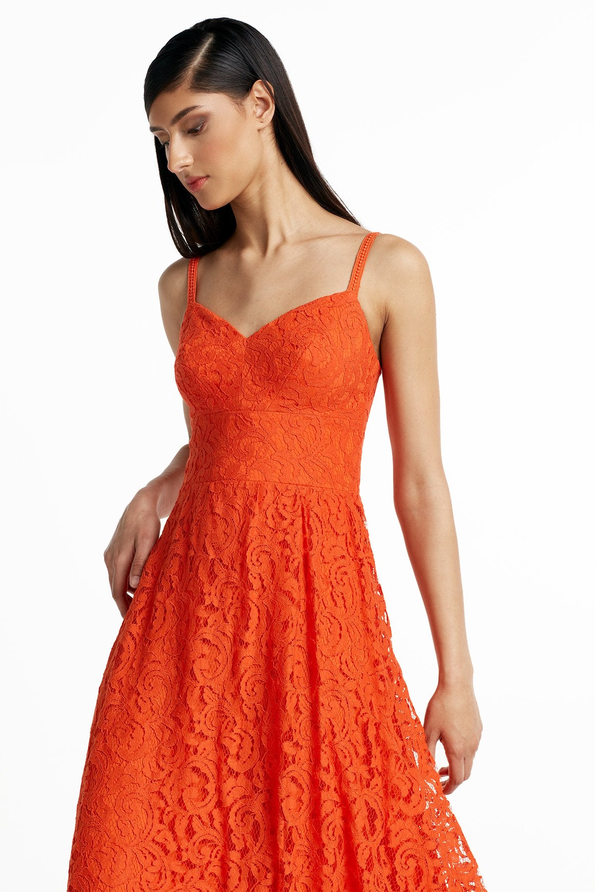 Braxton Lace Midi Dress