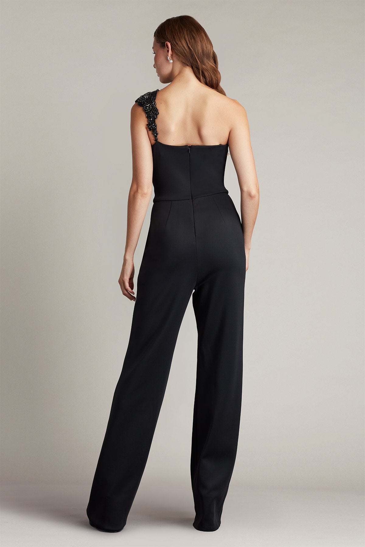 Tilly Embellished One-Shoulder Jumpsuit