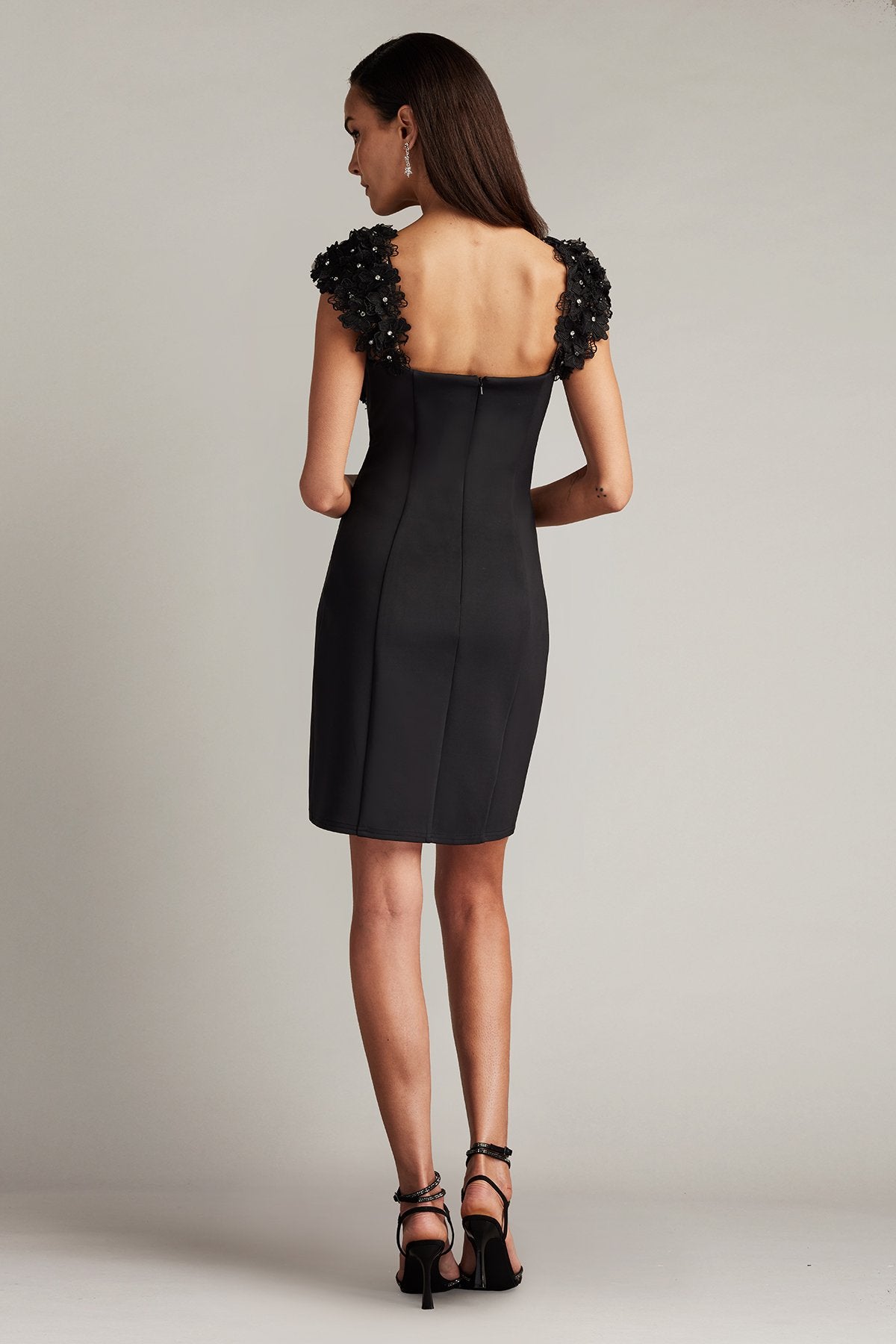 Sone Floral Embellished Mini Dress