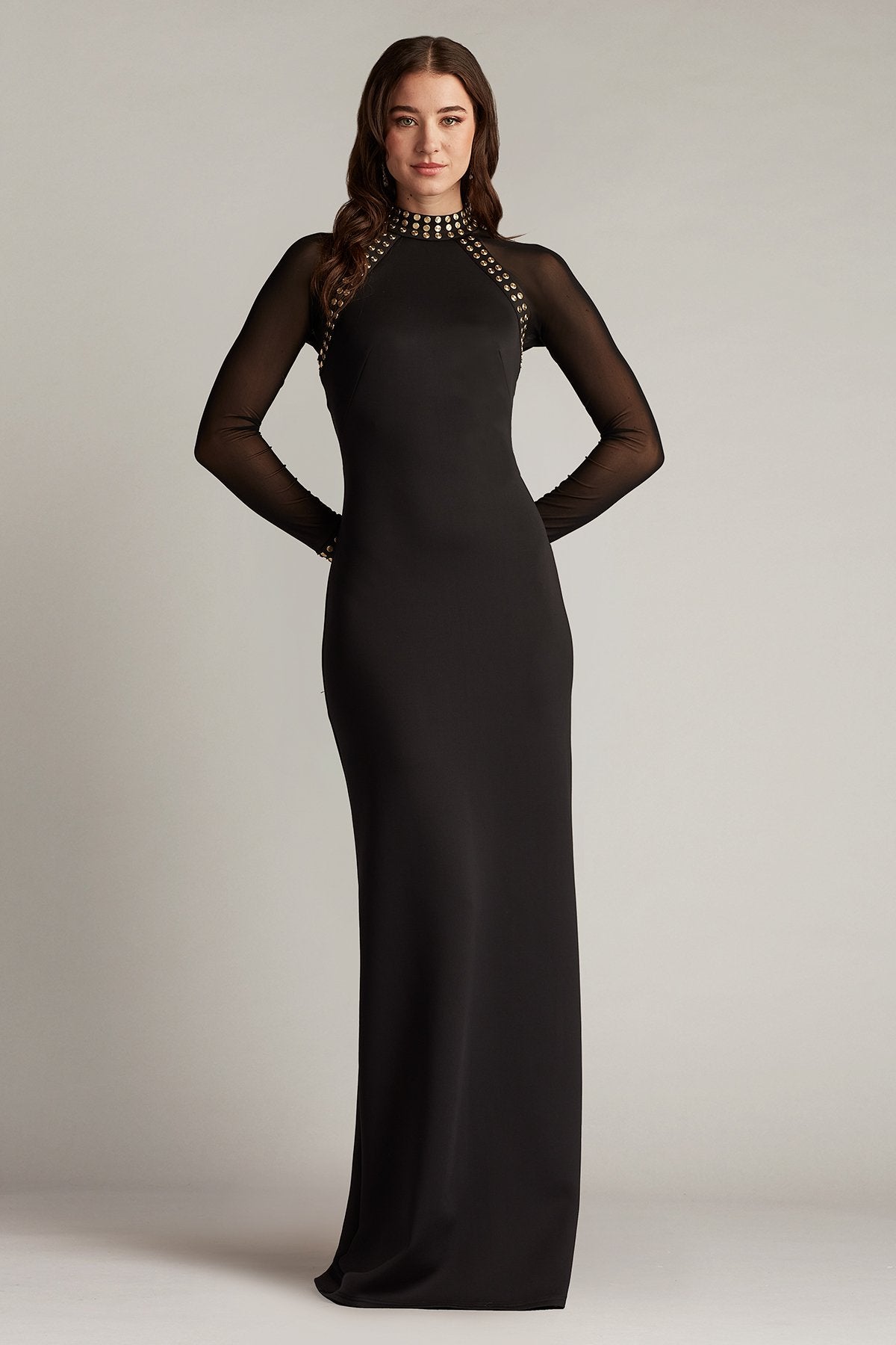 Roxbury Sheer Sleeve Gown