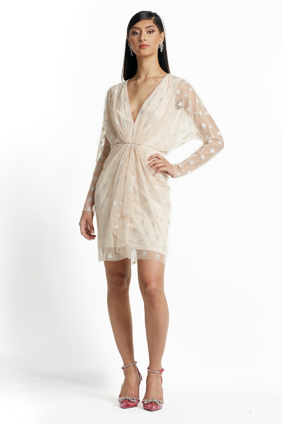 Sophie Metallic  Star Mini Dress