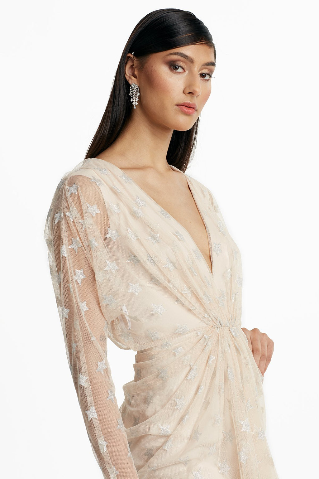 Sophie Metallic  Star Mini Dress