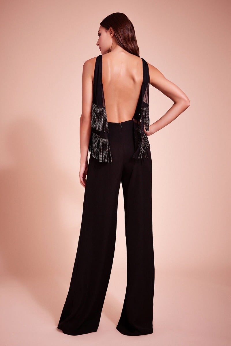 Britney Fringe Jumpsuit