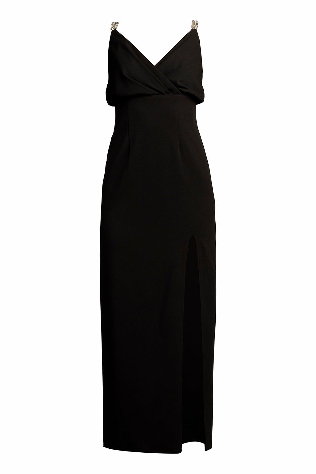 Mora Pearl Strap Blouson Midi Dress