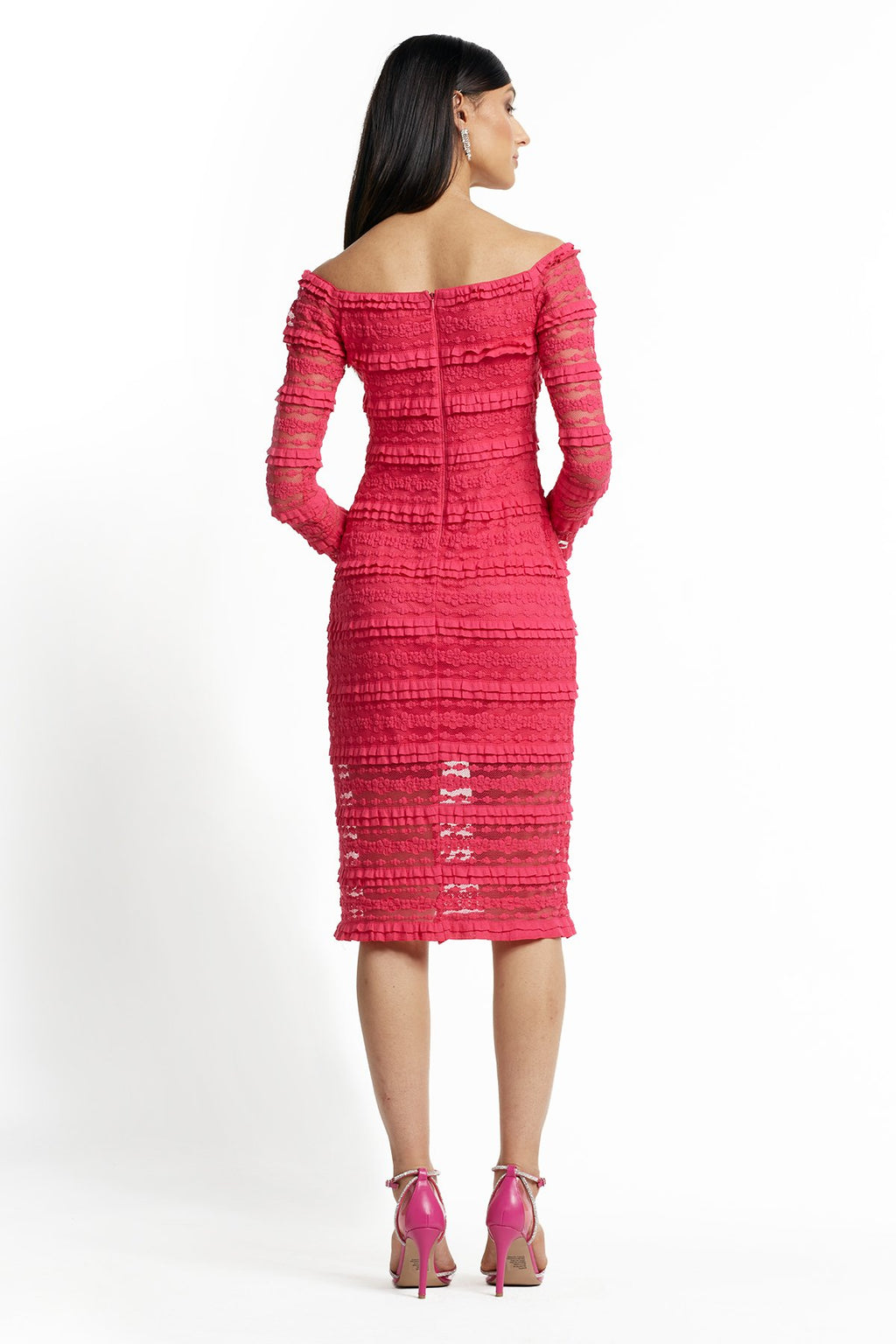 Adina Sheer Panel Dress