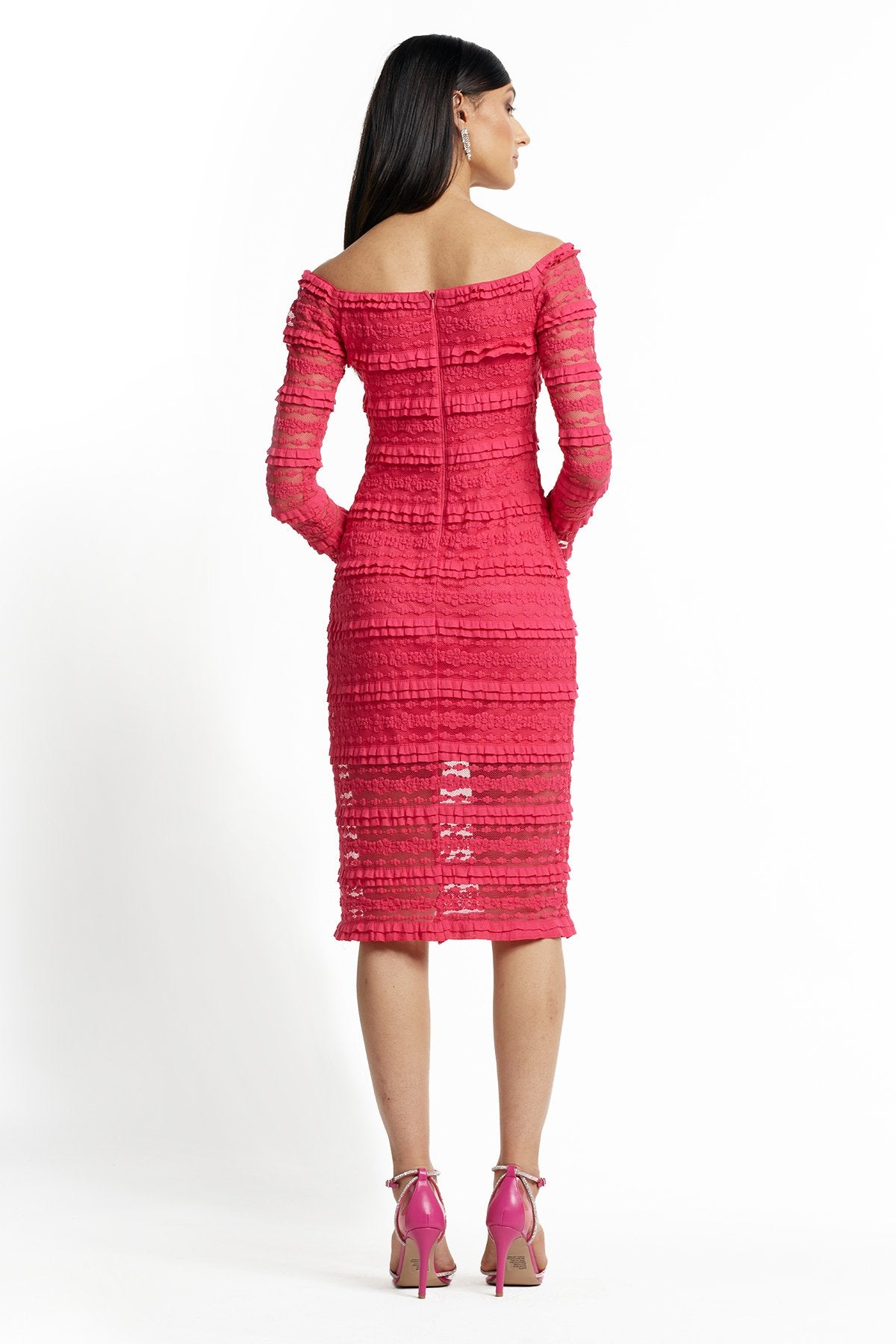 Adina Sheer Panel Dress