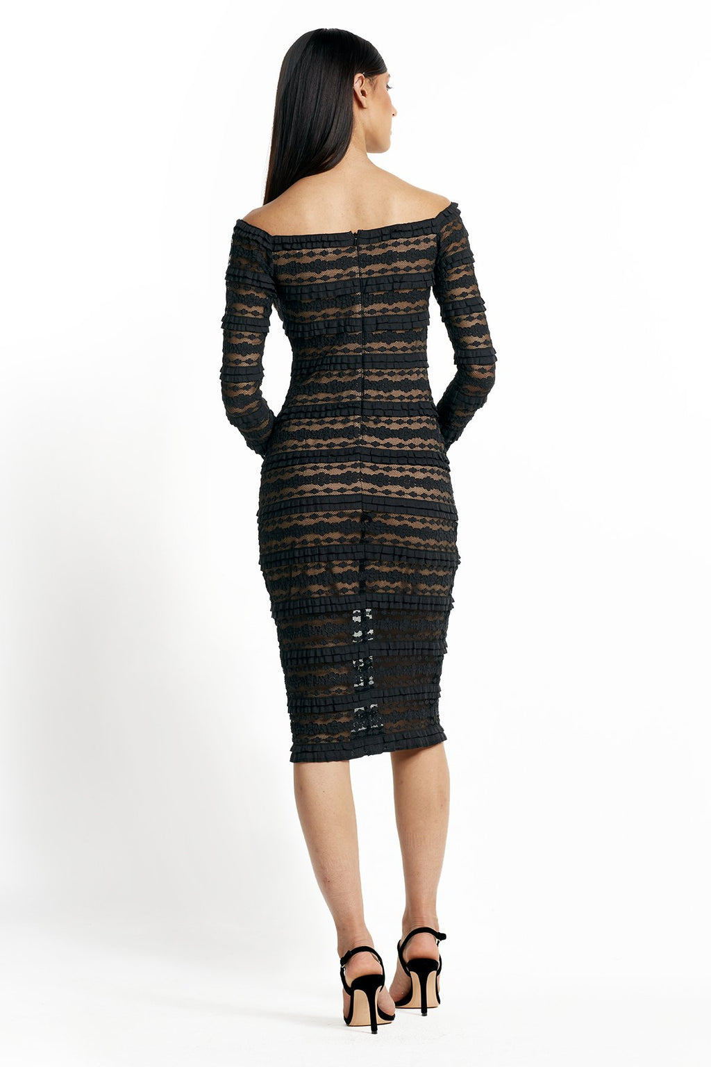 Adina Sheer Panel Dress