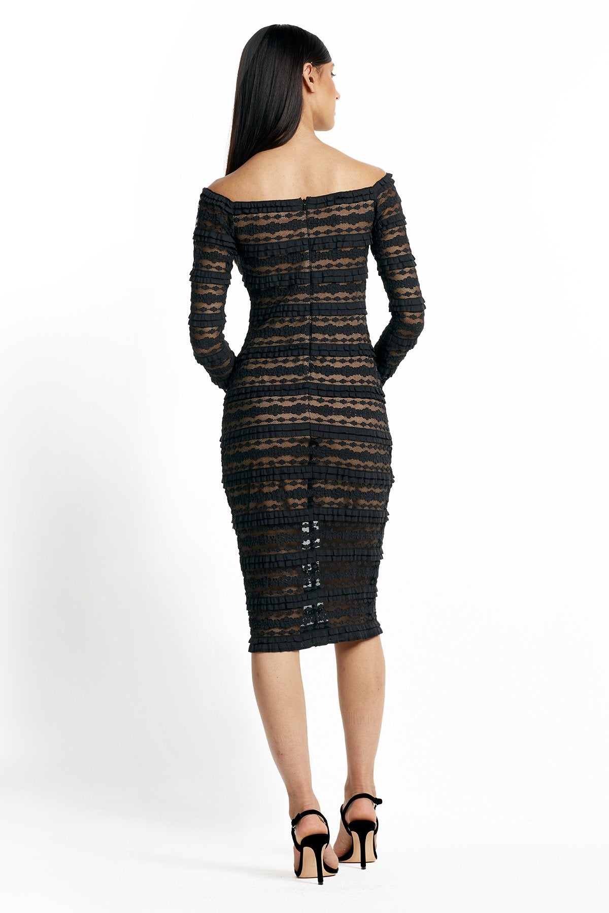 Adina Sheer Panel Dress