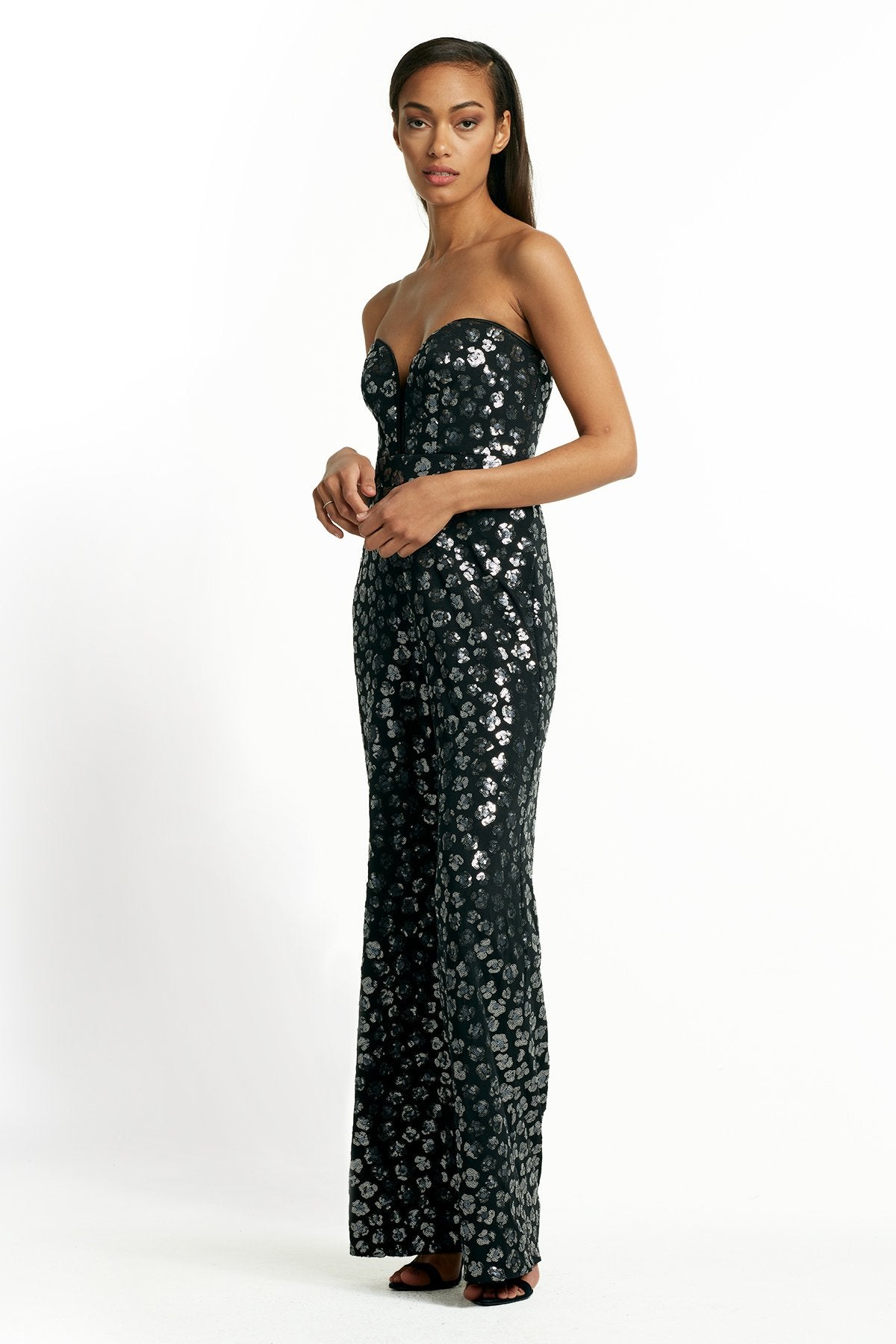 SHO The Label - CeCe Cheetah Sparkle Jumpsuit